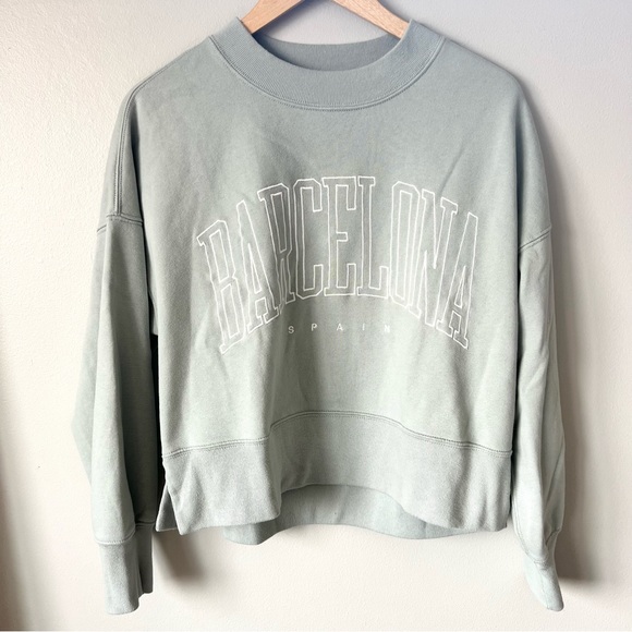 Abercrombie Cropped Sweatshirt - Picture 1 of 3